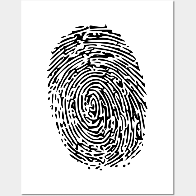 Fingerprint Wall Art by LibrosBOOKtique